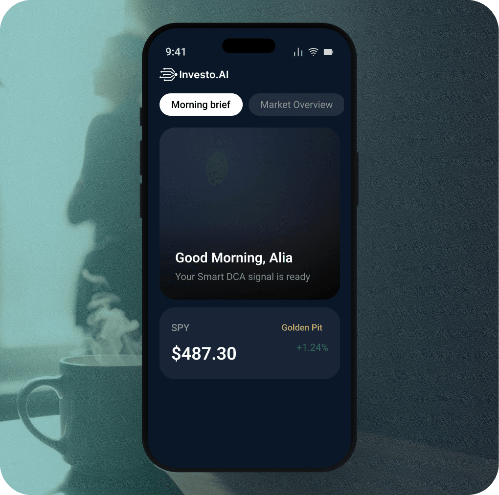 Investo AI Phone App Mockup
